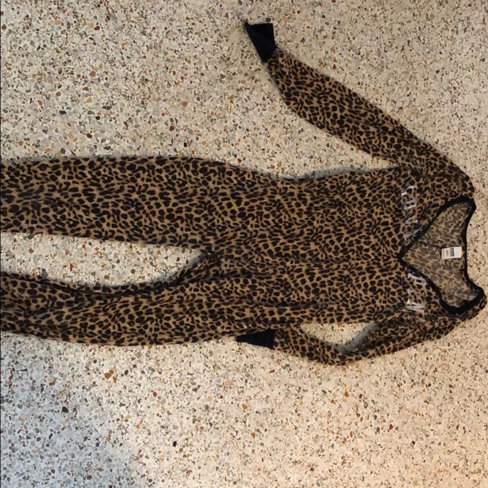 Pink cheetah onesie